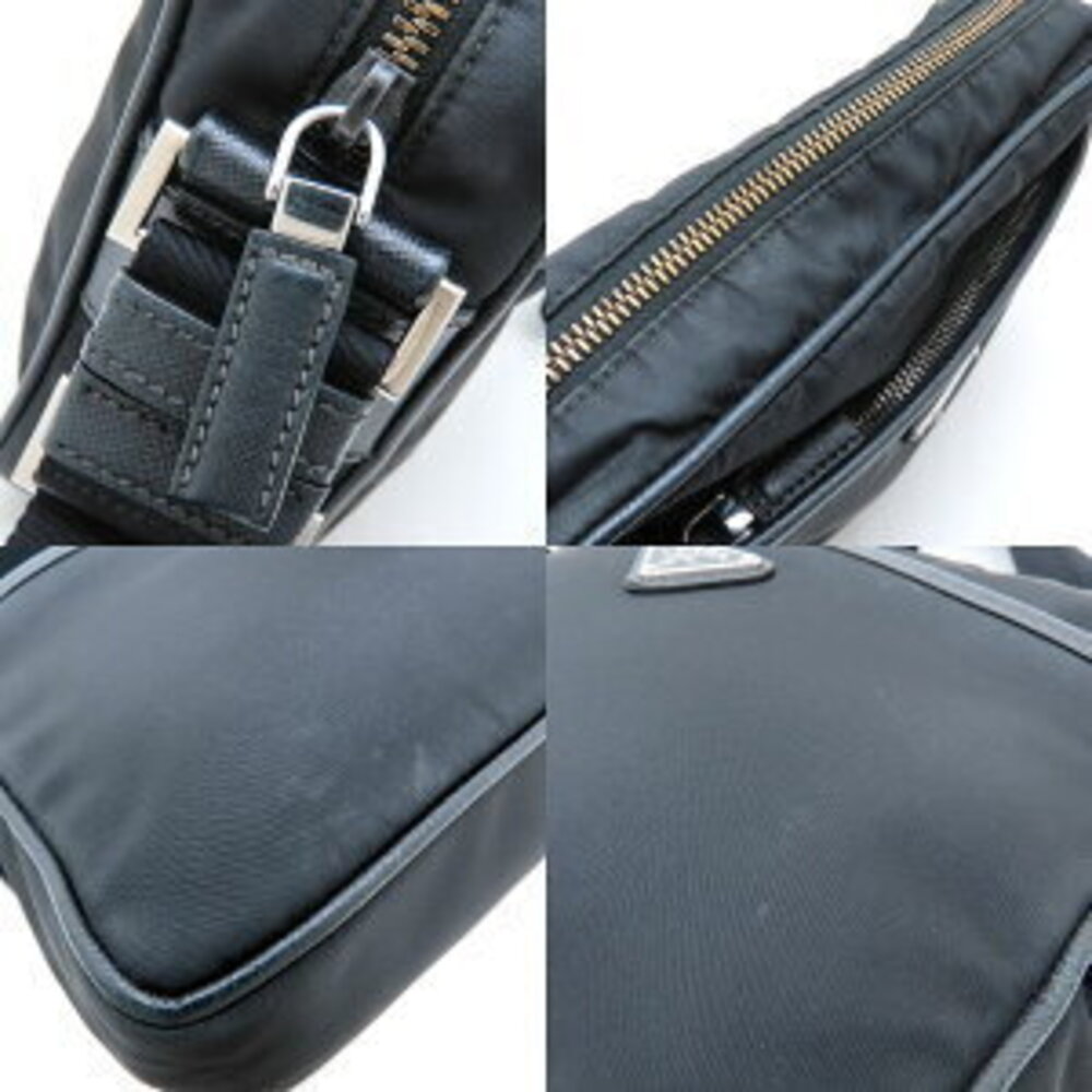 PRADA Shoulder Bag Saffiano Leather Nero Black - Picture 5 of 9